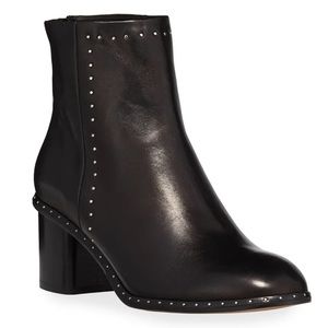 Rag & Bone Willow Leather Stud Ankle Boots 37/7